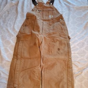 Carhartt bibs zip thigh